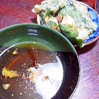 鮭の白子のシソ巻き天ぷら【アンチエイジング食材】